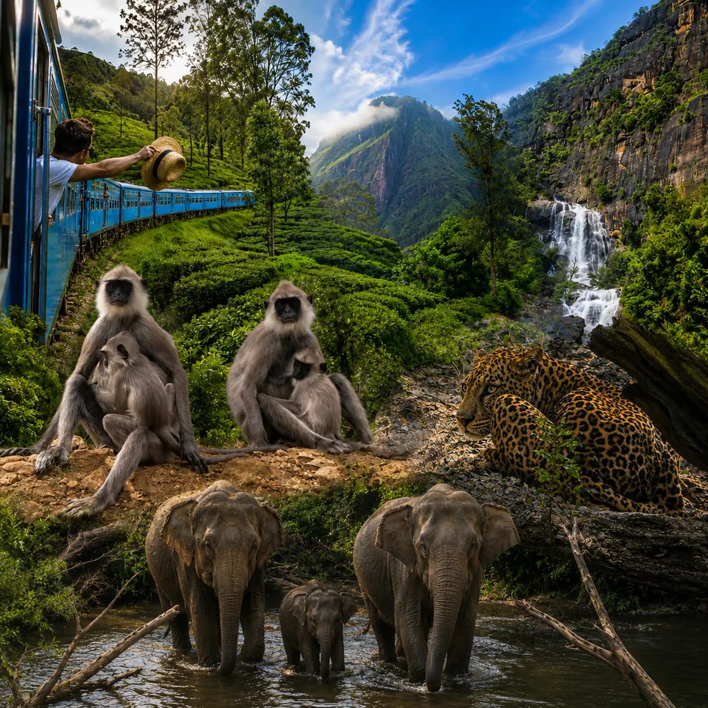Scenery from the Ella & Wildlife Adventure route