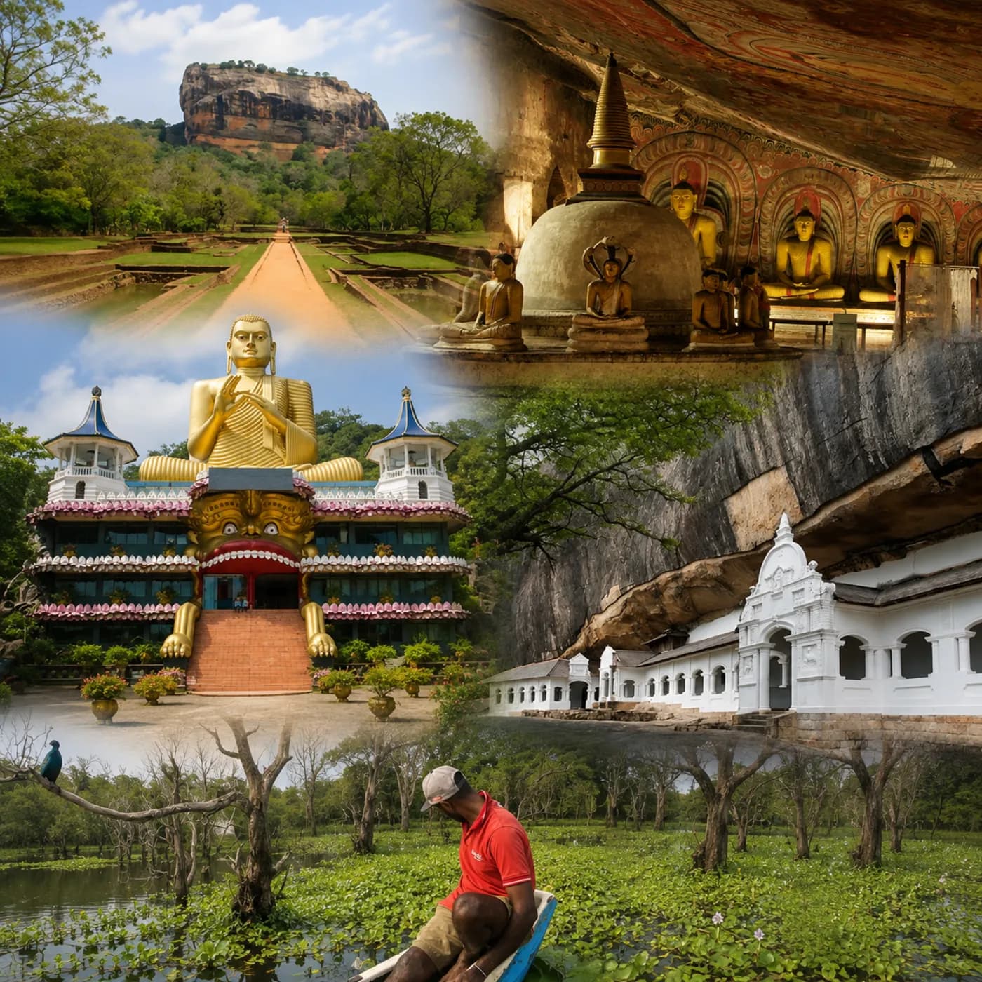 Scenery from the Sigiriya Heritage & Village Experience route