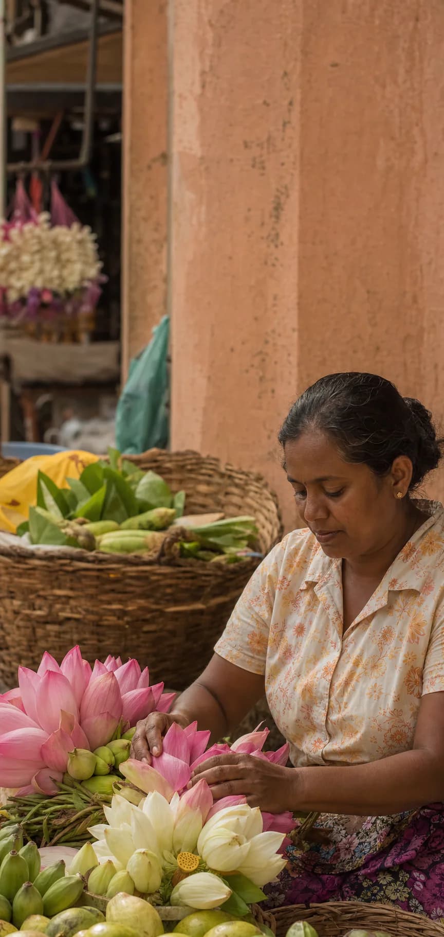 A traveler sharing a quiet local experience in Sri Lanka